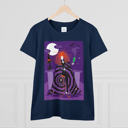 Mystic Elegance Women's Midweight Cotton Tee