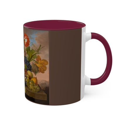 Floral Still Life by Franz Xaver Petter Colorful Mugs, 11oz