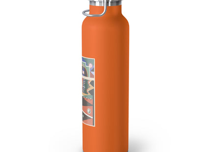 Collection decors et couleurs Pl.03 by Georges Valmiers Copper Vacuum Insulated Bottle, 22oz