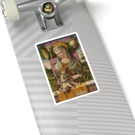 Madonna and Child by Carlo Crivelli Kiss-Cut Stickers (4 Sizes)