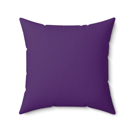 Autumn Serenade in Purple and Lavender Spun Polyester Square Pillow