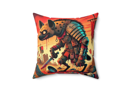 The Cunning Scavenger Spun Polyester Square Pillow