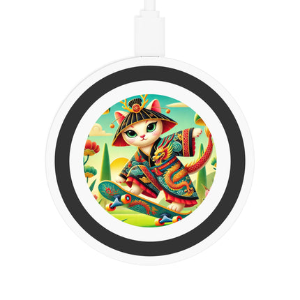Dragon Dance on Wheels Quake Wireless Charging Pad