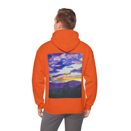 Naturstudie XII by Karl Wiener Heavy Blend™ Hooded Sweatshirt