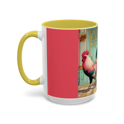 The Salon Rooster Colorful Mugs (11oz, 15oz)