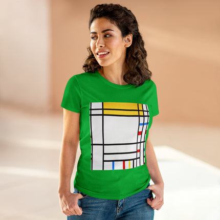 Place de la Concorde by Piet Mondrian Women's Midweight Cotton Tee