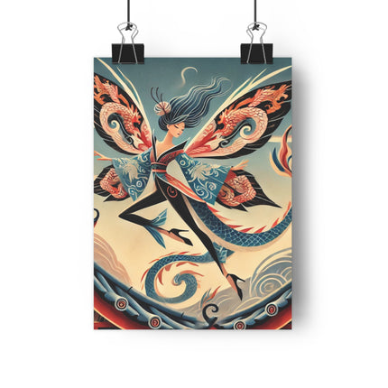 Dragon Fairy of the Temple Giclée Art Print