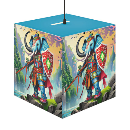 Cyberpunk Elephant Light Cube Lamp