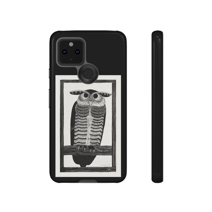 Horned Owl by Samuel Jessurun de Mesquita Phone Cases