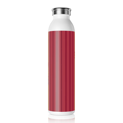 Elegant Holiday Woman with Gifts Slim Water Bottle