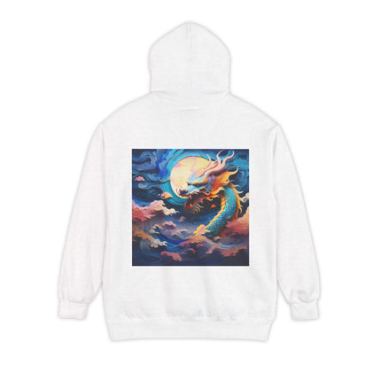 A Dragon's Ascent Unisex Garment-Dyed Hoodie