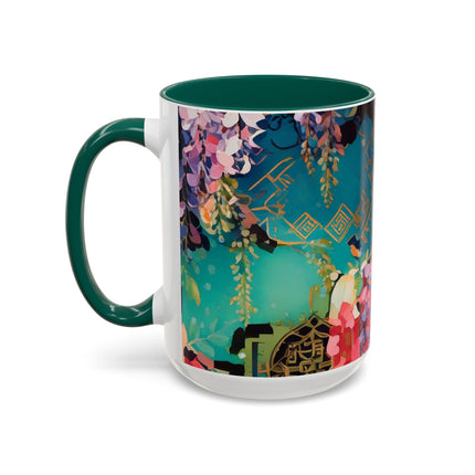 Golden Wisteria Symphony Colorful Mugs (11oz, 15oz)