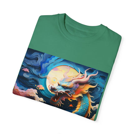 A Dragon's Ascent Unisex Garment-Dyed T-shirt