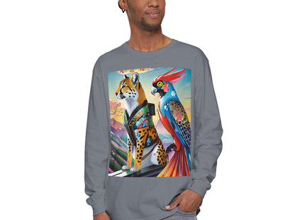 Cybernetic Duets Garment-dyed Long Sleeve T-Shirt