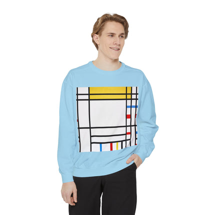 Place de la Concorde by Piet Mondrian Garment-Dyed Sweatshirt