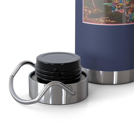 Periwinkle Painting the Petals by Ida Outhwaite Copper Vacuum Insulated Bottle, 22oz