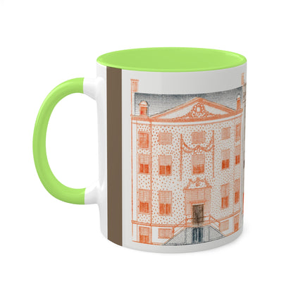 Amsterdam Canal Houses by Johan Teyler Colorful Mugs, 11oz