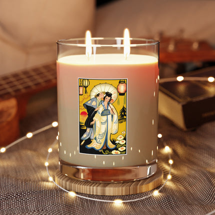 Golden Embrace Scented Candle - Full Glass, 11oz