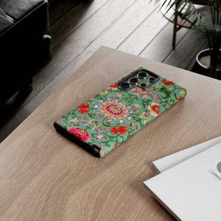 Colorful Floral Pattern by Owen Jones Phone Cases
