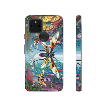 Neon Swarm Phone Cases