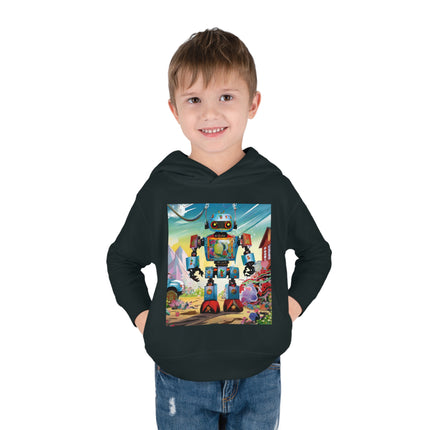 The Rusty Robot Toddler Pullover Fleece Hoodie