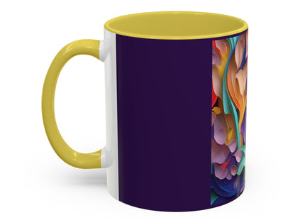 The Elegant Iris Flower Colorful Mugs (11oz, 15oz)