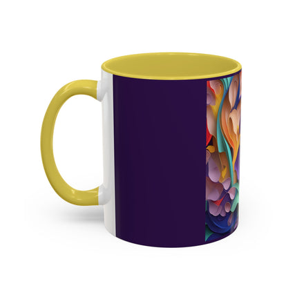 The Elegant Iris Flower Colorful Mugs (11oz, 15oz)