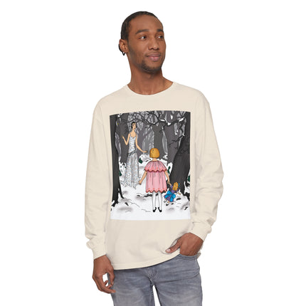 Fairy Tale Elegance Unisex Garment-dyed Long Sleeve T-Shirt