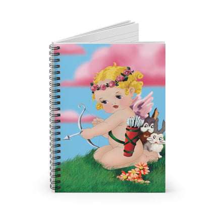 Cupid's Aim Spiral Notebook - Ruled Line