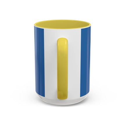 💙🌼 The Bluebell Christmas Promenade Colorful Mug – Art Deco Holiday Fantasy