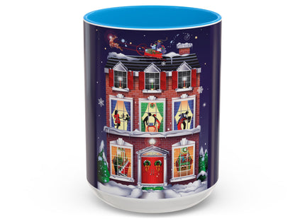 A Christmas Eve Celebration Colorful Mugs (11oz, 15oz)