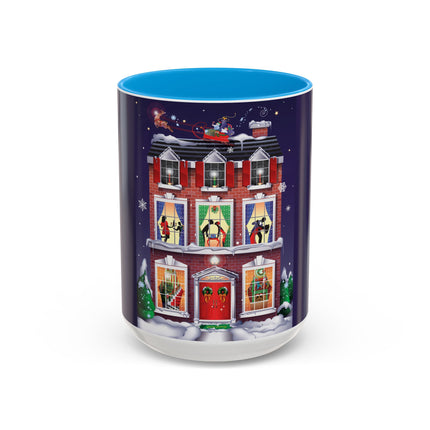 A Christmas Eve Celebration Colorful Mugs (11oz, 15oz)