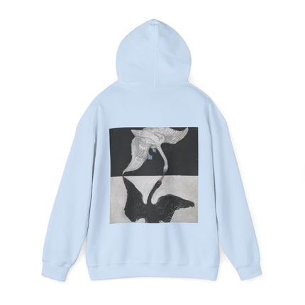 The Swan by Hilma af Klint Heavy Blend™ Hooded Sweatshirt