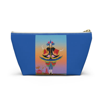 Kabuki Dancer at Twilight Cosmetic Bag – Elegant Performance & Vibrant Fantasy