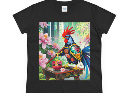 Cyberpunk Rooster Cotton Tee