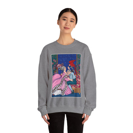 The Jealous Parrot by George Barbier Heavy Blend™ Crewneck Sweatshirt