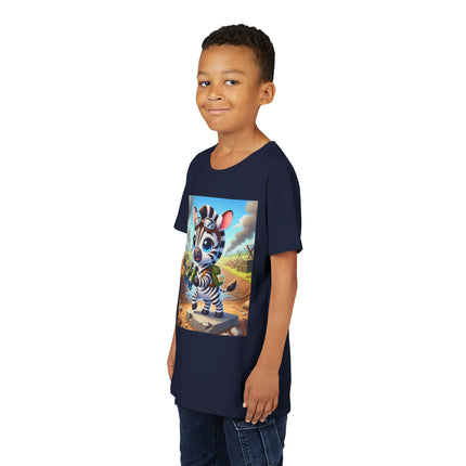 Zebra Lookout Youth Short Sleeve Tee