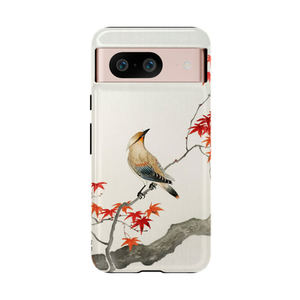 Japanese Bird on Maple by Ohara Koson Phone Cases
