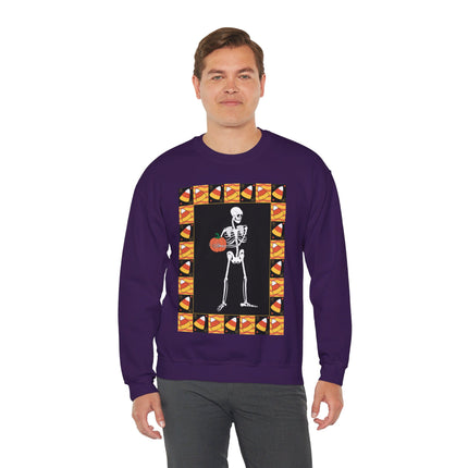 Candy Corn Skeleton Unisex Heavy Blend™ Crewneck Sweatshirt