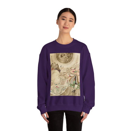Sur talons rouges (On Red Heels) pl 01 by Gerda Wegener Heavy Blend™ Crewneck Sweatshirt