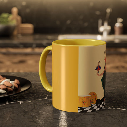 The Marionette Colorful Mugs – Theatrical Glamour & Cabaret Elegance