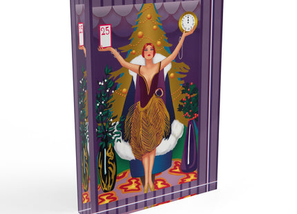 Countdown to Christmas Elegance Scented Acrylic Art Block