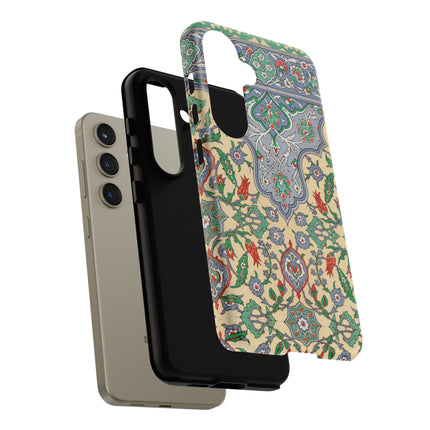 Arabic Art Pattern, Plate by Emile Prisse d’Avennes Phone Cases