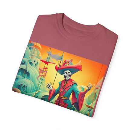 Skeleton Crew of the Misty Seas Unisex Garment-Dyed T-shirt