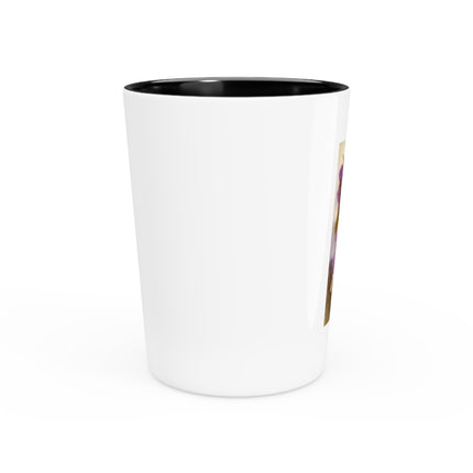 The Abduction of Psyche by William Bouguereau Ceramic Shot Glass