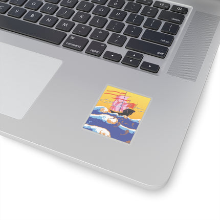 Golden Seas and Whimsical Dreams Kiss-Cut Stickers (4 Sizes)