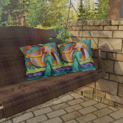 Charming Mermaid Outdoor Pillows