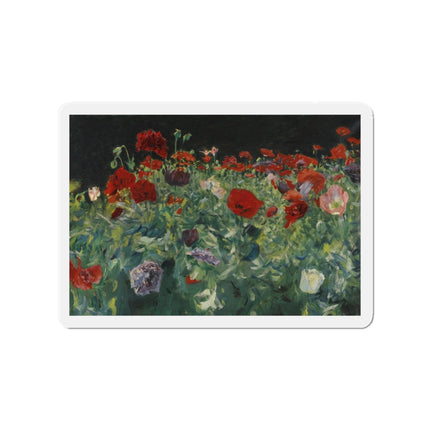 Poppies (A Study of Poppies for Carnation, Lily, Lily, Rose) by John Singer Sargent Die-Cut Magnets (5 Sizes)