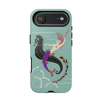 Mermaid on Seahorse Phone Case – Mythic Ocean Grace