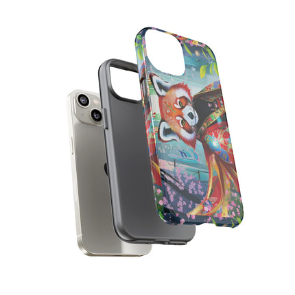 Cybernetic Red Panda Phone Cases